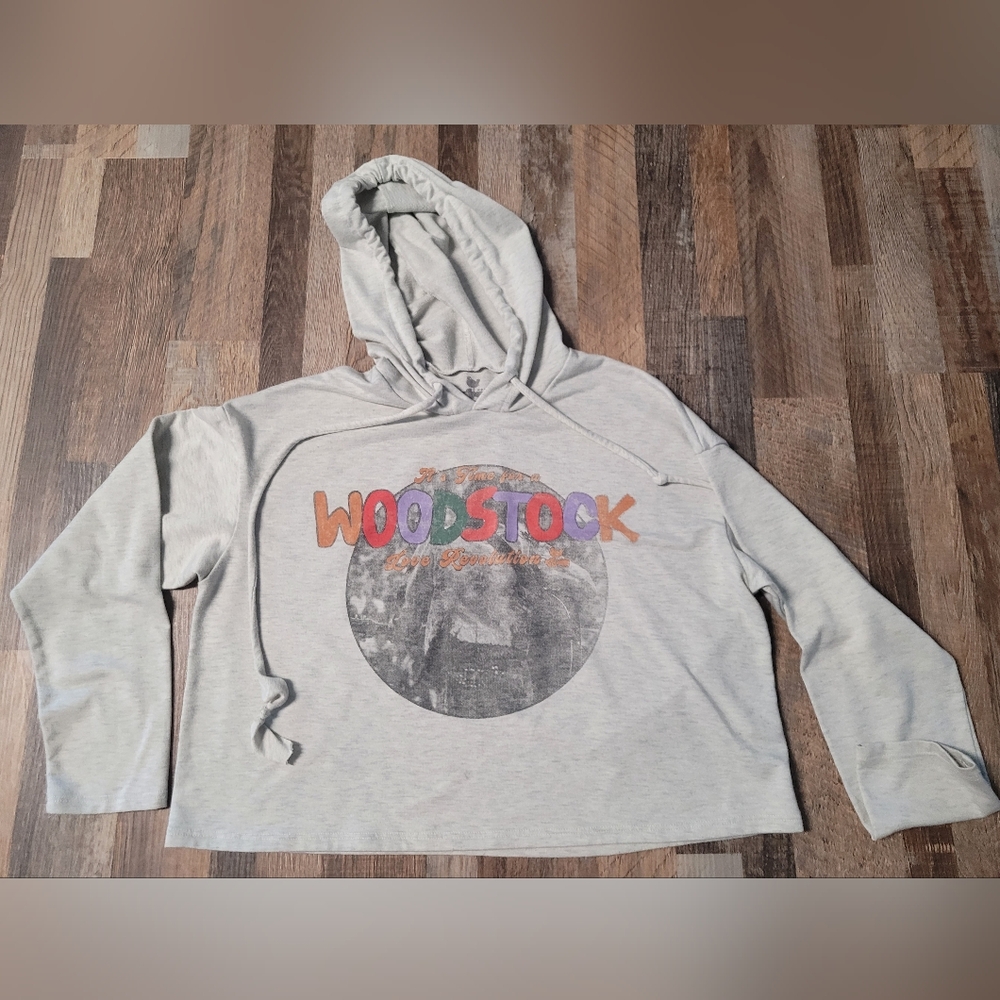 Woodstock cropped sweatshirt